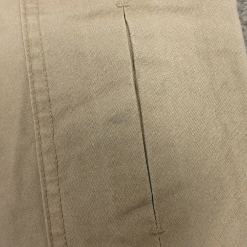 LL Bean Pants Mens 31x34 Beige Classic‎ Fit Cotton Canvas Outdoor Work Hiking